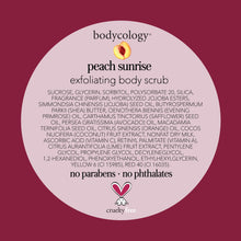 Load image into Gallery viewer, Exfoliating Sugar Scrub by Bodycology Peach Sunrise