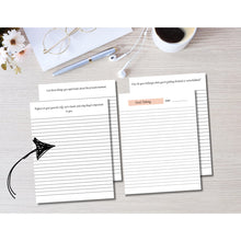 Load image into Gallery viewer, Empowerment &amp; Reflection: Self-Mastery Writing Journal – 110 Customizable Prompts