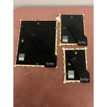 Load image into Gallery viewer, Nicole Miller Silver Embellished Photo Picture Frame Set(3) - Rhinestone