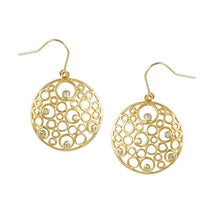 Load image into Gallery viewer, Exquisite sparkle  Gold Necklace &amp; Earring Set