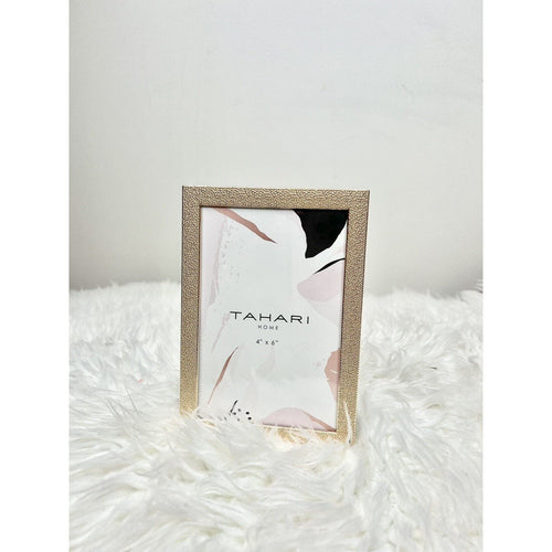 Tahari Home Photo Picture Frame 4x6 -Gold