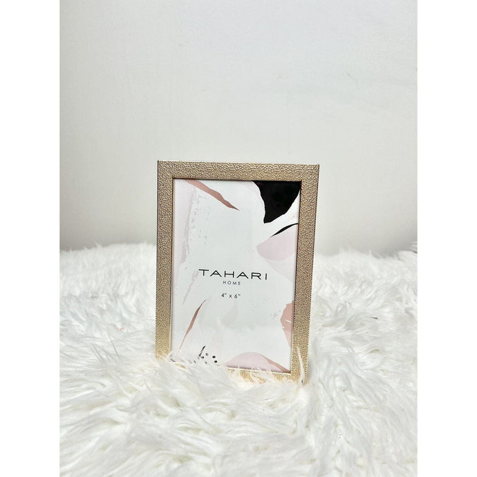 Tahari Home Photo Picture Frame 4x6 -Gold